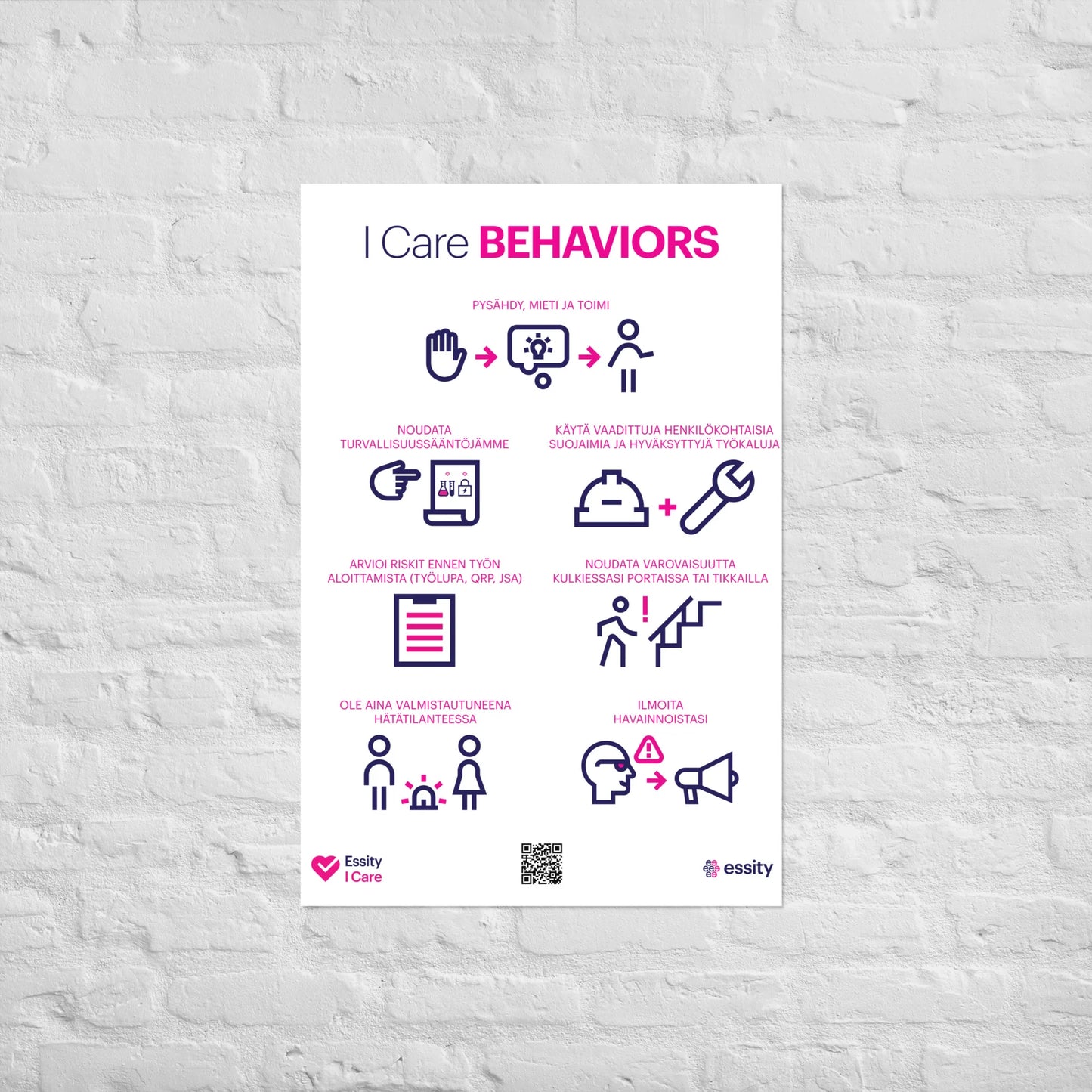 I Care Behaviors poster - download