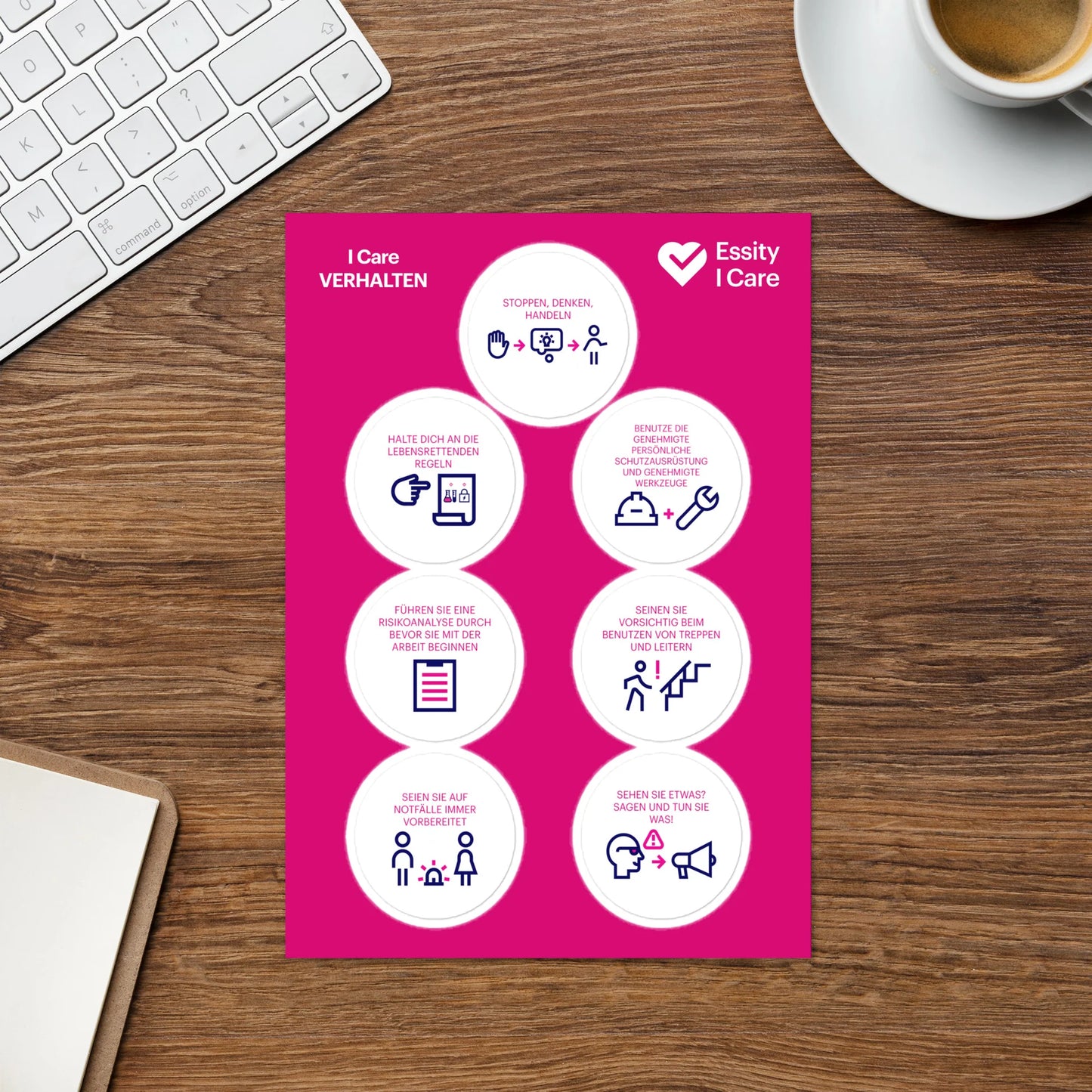 I Care Behaviors Sticker sheet - download