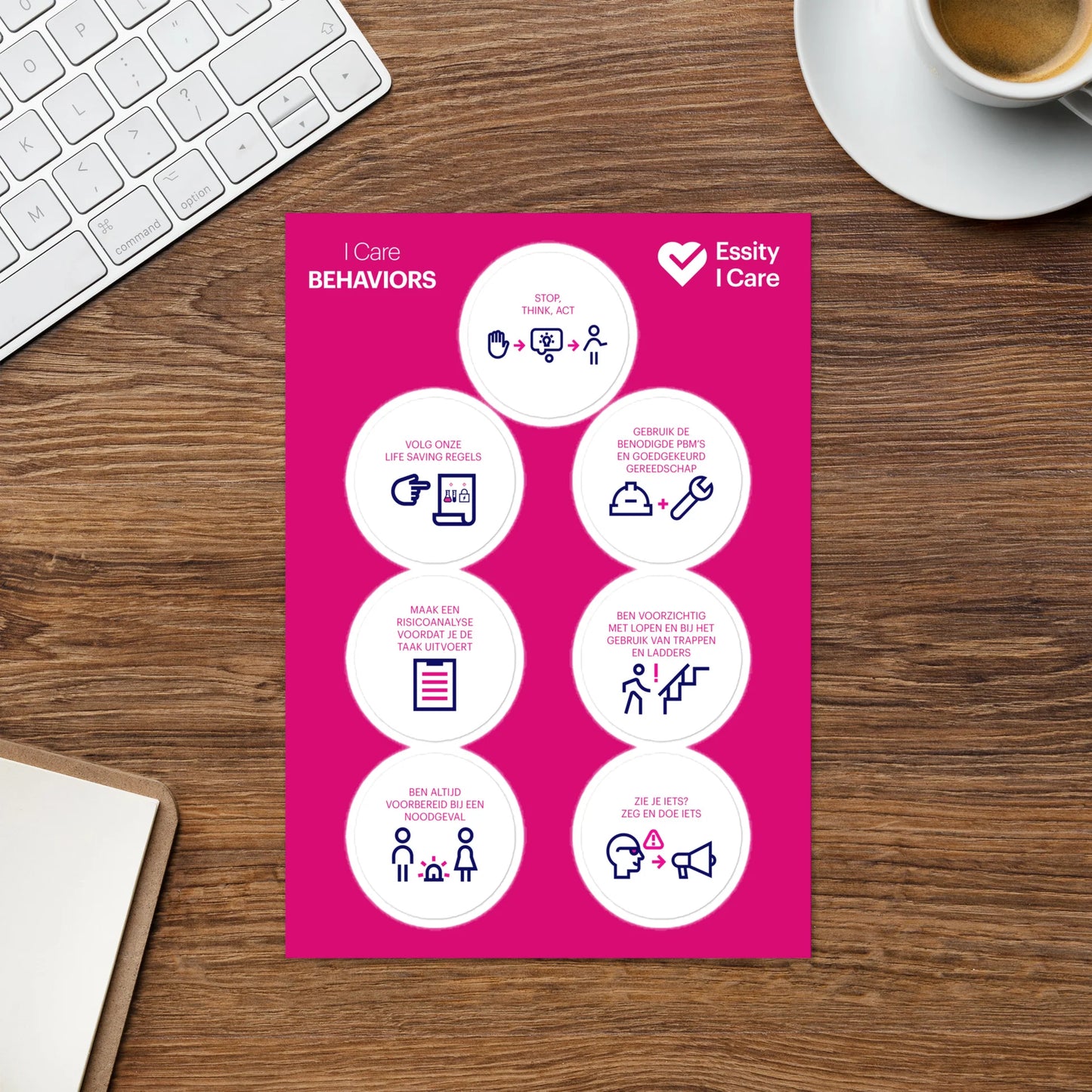 I Care Behaviors Sticker sheet - download