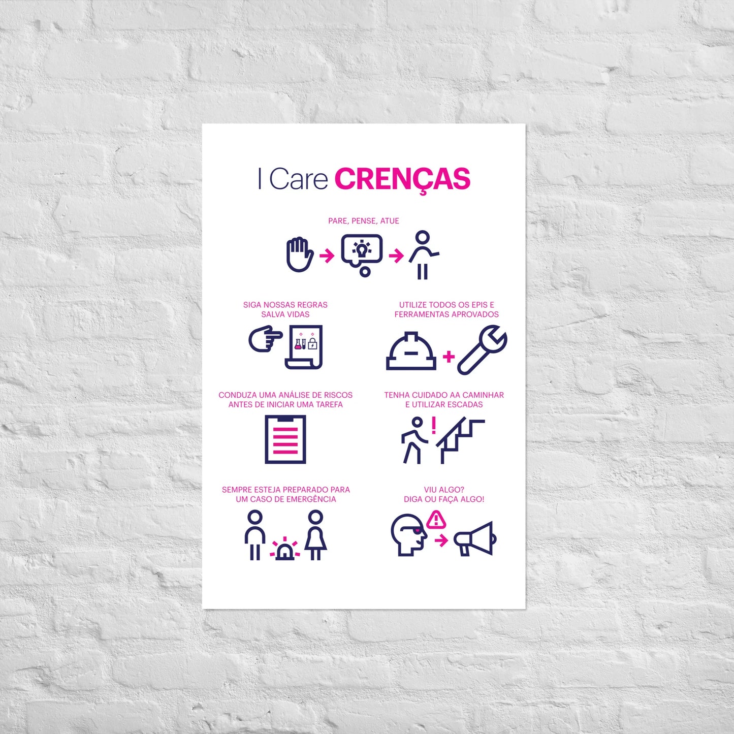 I Care Behaviors poster - download